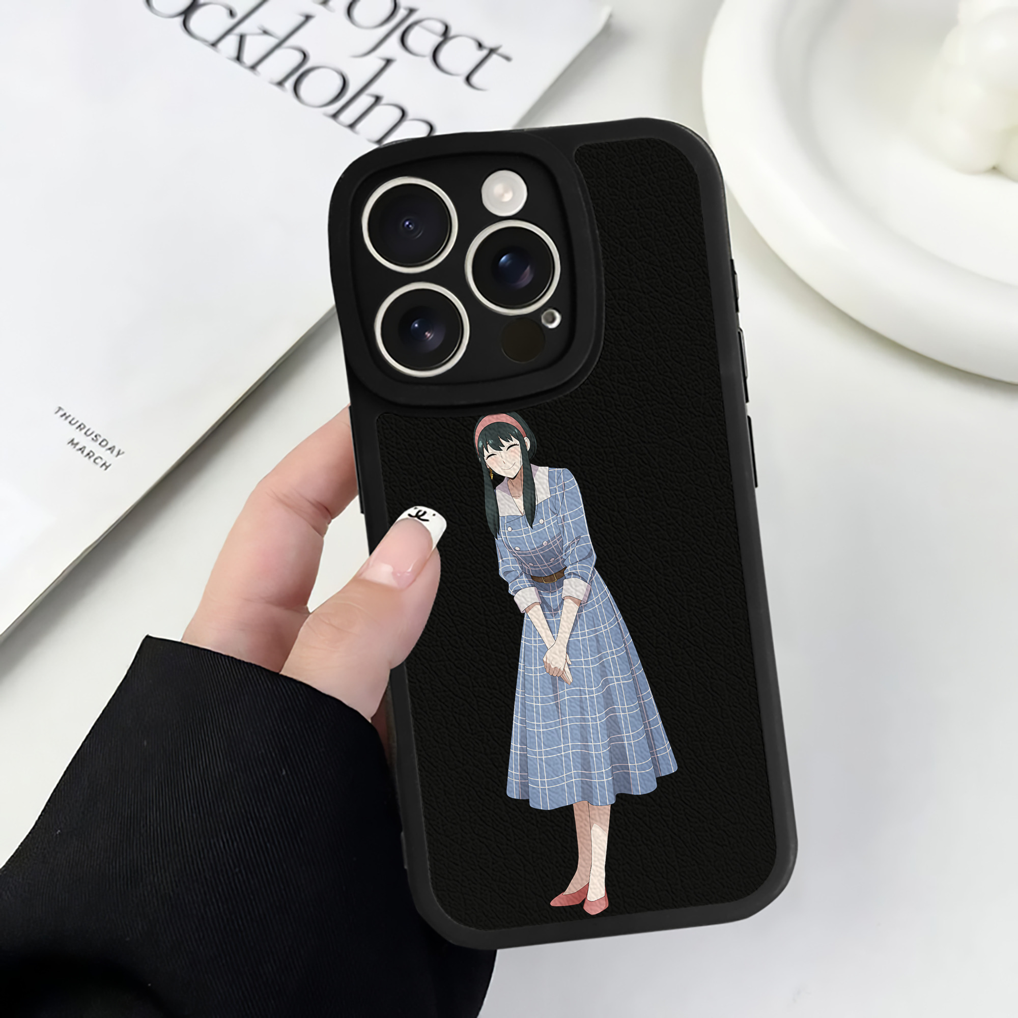 （画像用） SPY×FAMILY间谍家家酒 【iPhone 16シリーズ対応】シリコンスマホケース（レザー調） 材質：シリコン